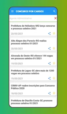 Confira Concursos android App screenshot 0